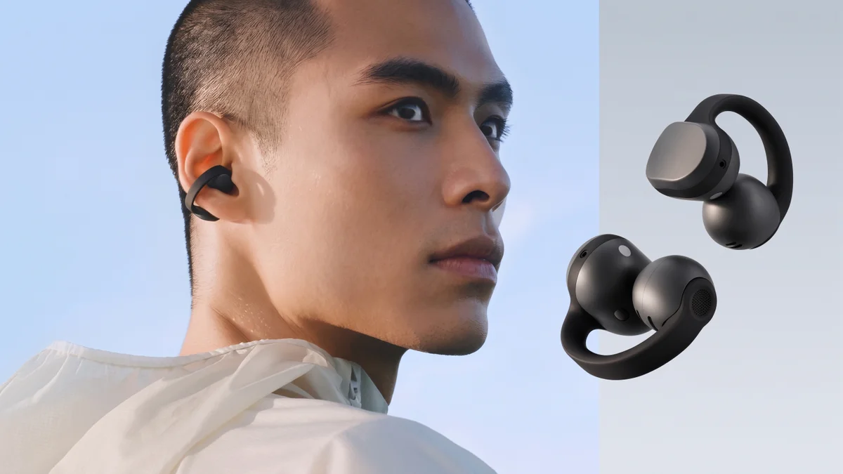 Imagem da matéria: Samsung vai lançar Galaxy Buds que se prendem na orelha; veja o design vazado