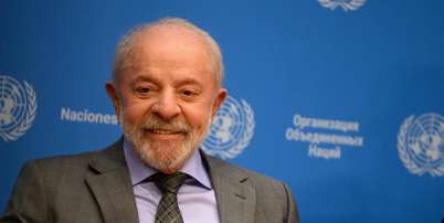 O presidente Lula na Assembleia Geral da ONU em 2025. Foto: Getty Images via AFP - ALEXI J. ROSENFELD / RFI