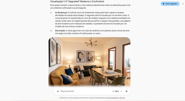 IA para decorar ambientes: veja como usar o Gemini para transformar sua casa