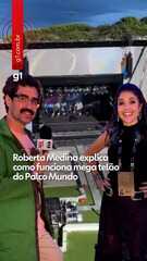 Roberta Medina explica como funciona mega telão do Palco Mundo no Rock in Rio