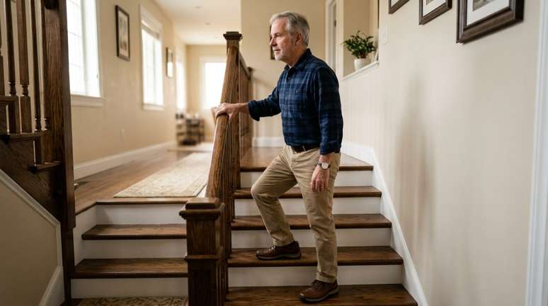 Subir e descer escadas é um fator de autonomia pessoal e uma iniciativa de atividade física que muda eficazmente o comportamento sedentário