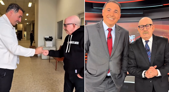 Gottino e Lombardi dão show de elegância em preparação para o Cidade Alerta: ‘Dupla de milhões’