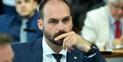 STF iniciou julgamento de recurso contra condena&ccedil;&atilde;o de Eduardo Bolsonaro Foto: Geraldo Magela/Ag&ecirc;ncia Senado / Estad&atilde;o