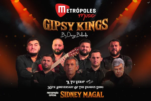 Turnê de Sidney Magal e Gipsy Kings foi pensada para o público brasileiro
