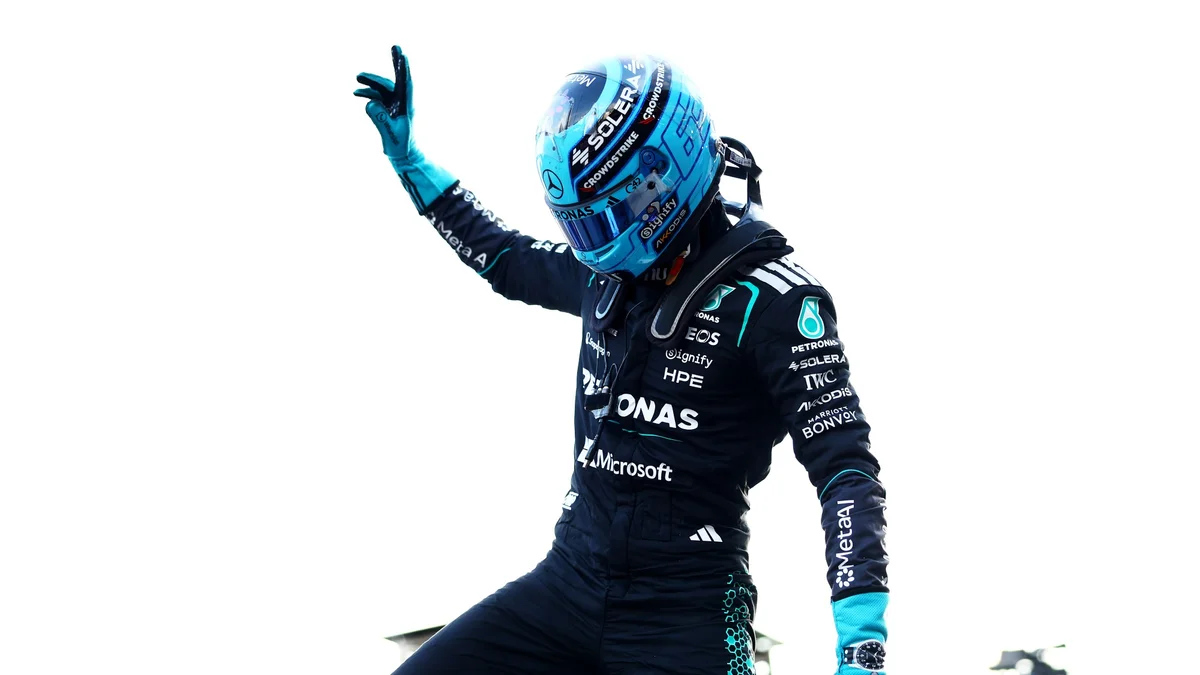 F1: George Russell é pole position no Azerbaijão; Bortoleto larga em 17º