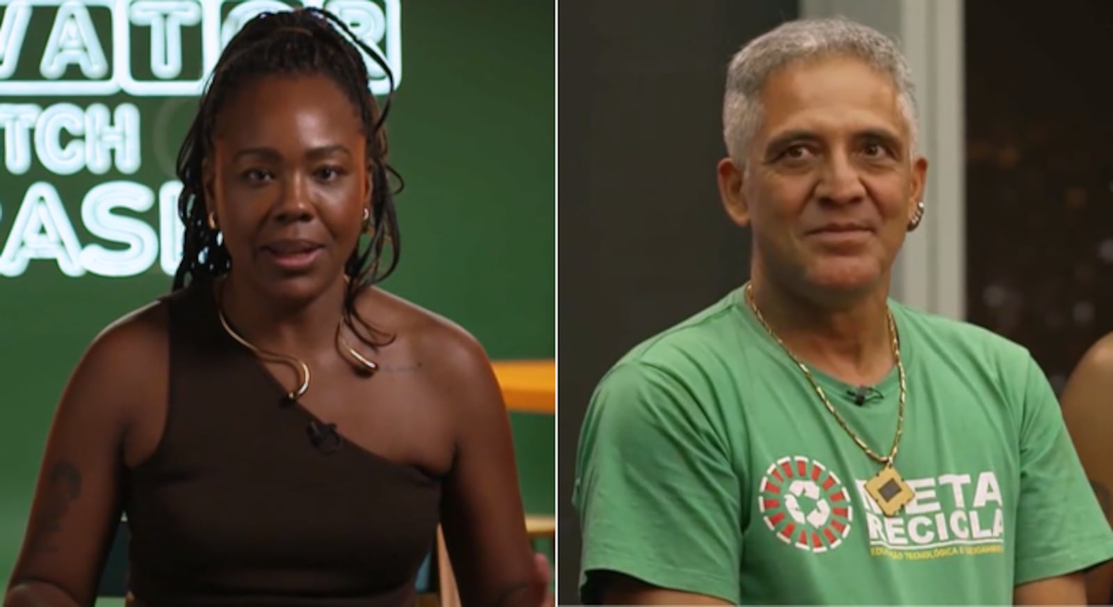 Arina Gomes e José Sales são os finalistas do programa Reprodução/RECORD NEWS