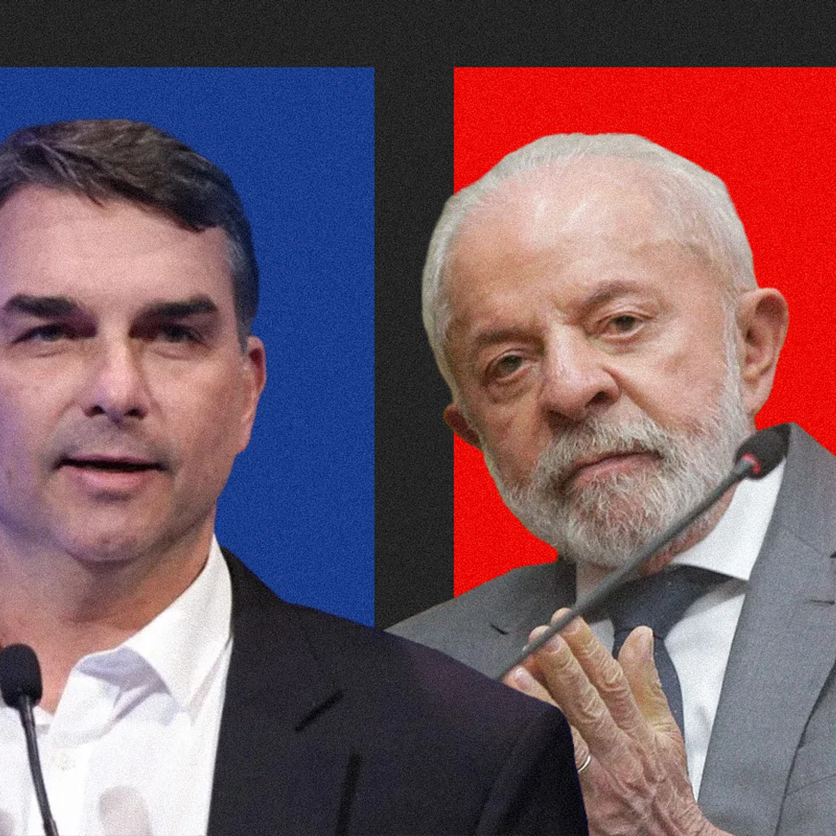 Flávio Bolsonaro discute ida a debate diante de possível duelo com Lula