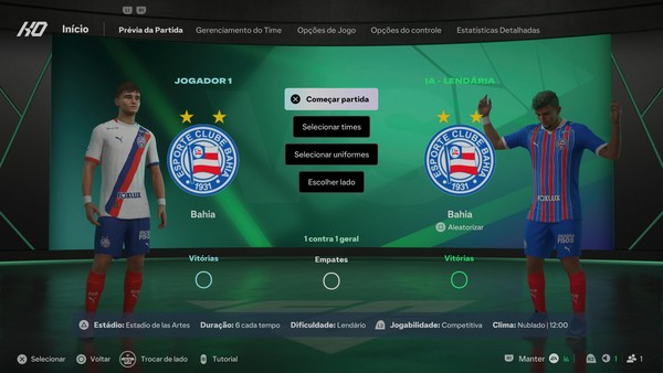Modo Carreira do EA FC 27: 5 promessas do Brasileirão baratinhas