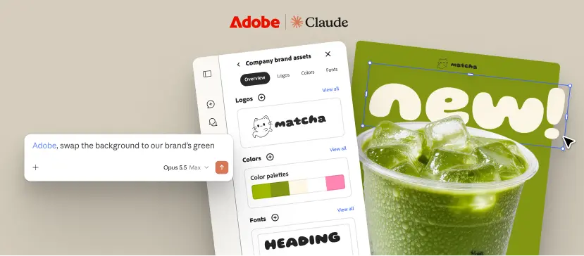 Imagem da matéria: Adobe reúne mais de 80 ferramentas no Claude e leva Photoshop, Lightroom e Firefly ao Gemini