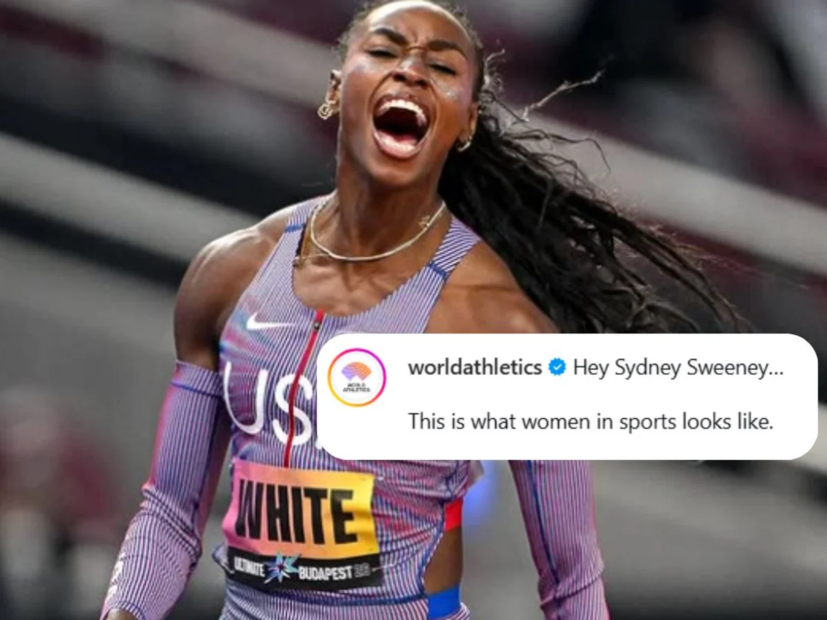 World Athletics cutuca atriz Sydney Sweeney após comercial polêmico
