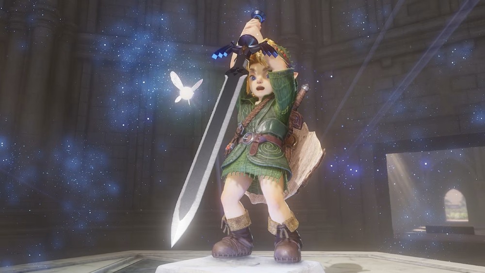 O momento mais surpreendente de Ocarina of Time também é muito aguardado no remake — Foto: Reprodução/Nintendo of America