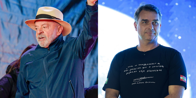 Pesquisa Quaest: Lula tem 37% das intenções de voto no 1º turno, Flávio Bolsonaro, 33% Foto: PETRA MAFALDA/MAFALDA PRESS/ESTADÃO CONTEÚDO e ISABELA DA SILVA/PERA PHOTO PRESS/ESTADÃO CONTEÚDO