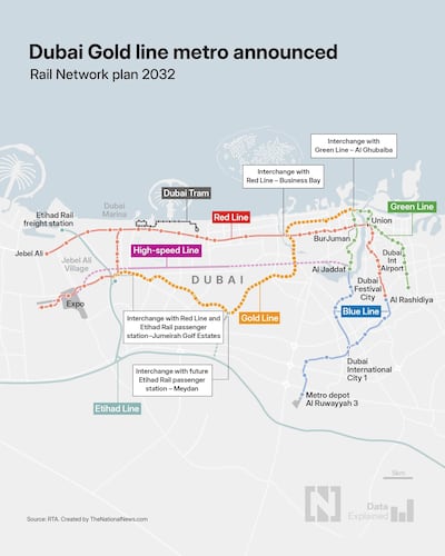 A estação do Etihad Rail em Dubai está quase pronta para a inauguração em 30 de setembro