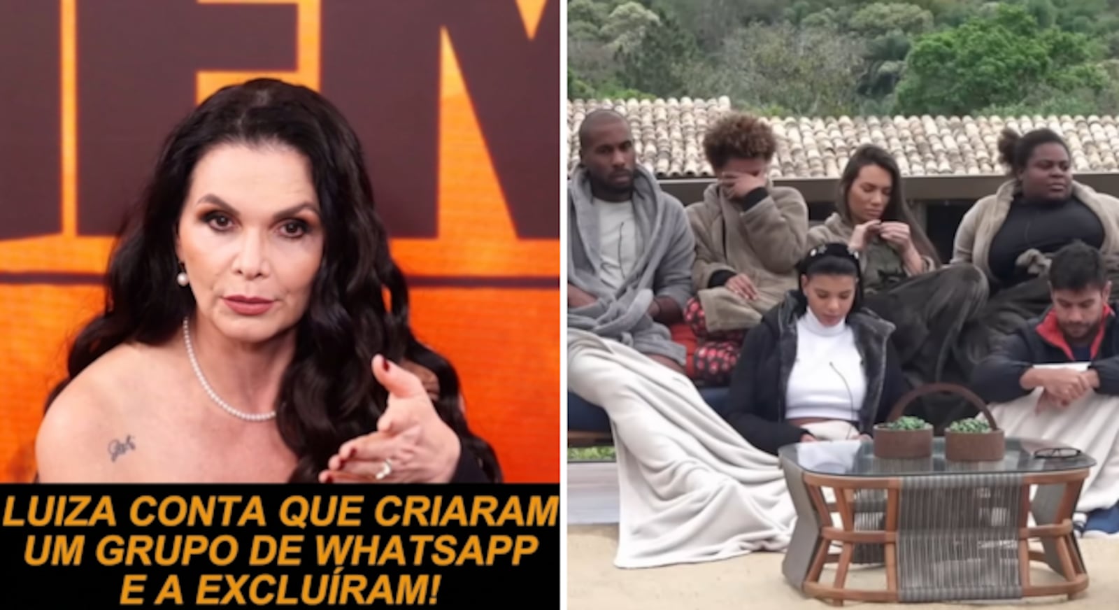 Luiza soltou a língua sobre como ficou o clima entre ela e os peões de A Fazenda 12 após o fim do reality Divulgação/Instagram @linktvofc & Reprodução/RECORD