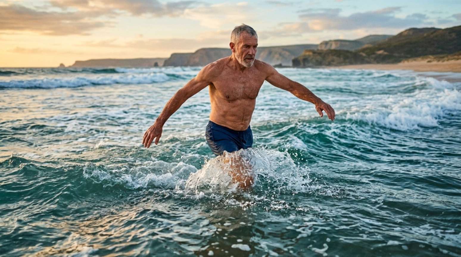 A resist&ecirc;ncia da &aacute;gua aumenta o esfor&ccedil;o necess&aacute;rio para deslocar bra&ccedil;os e pernas.