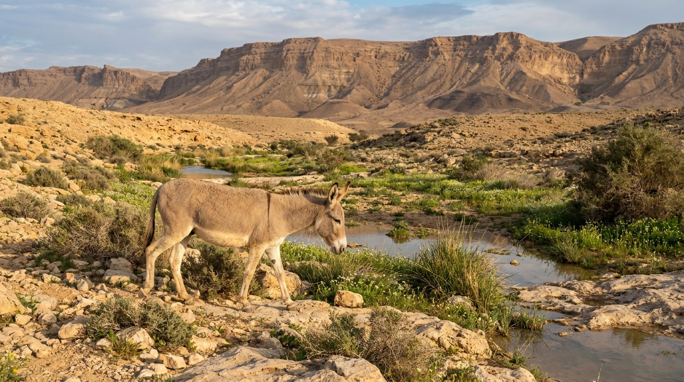 28 asnos soltos em 1982 reflorestam sozinhos um deserto inteiro em Israel