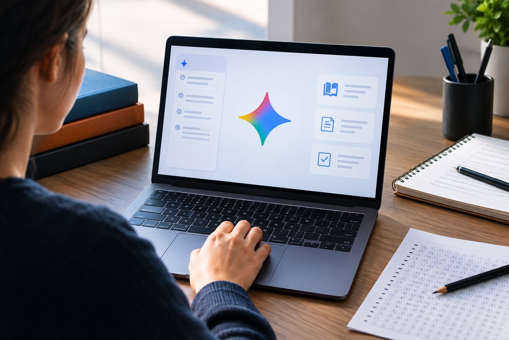 Gemini ajuda a organizar os estudos e revisar conteúdos para concursos públicos com esses prompts — Foto: Imagem gerada por IA/OpenAI
