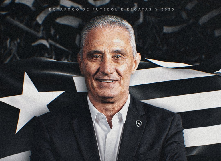 Botafogo anuncia Tite como novo técnico até o fim de 2028