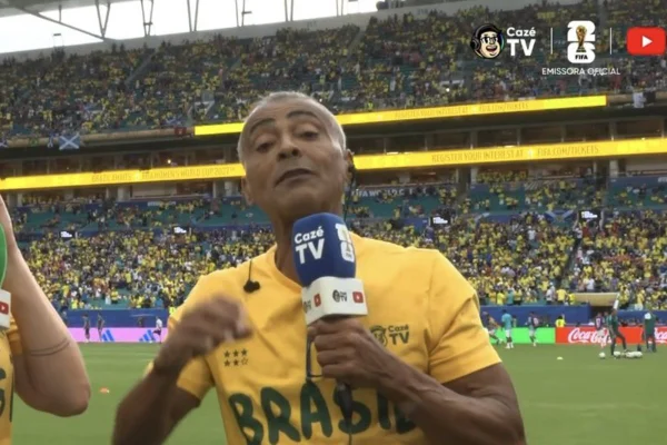 Justiça exige da CazéTV valores e comprovantes de pagamentos a Romário - destaque galeria