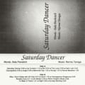 The artwork for Saturday Dancer by Norma Tanega and Aida Pavletich.
