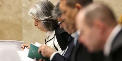 Sessão de julgamento de Alexandre de Moraes no STF Foto: Rosinei Coutinho/STF
