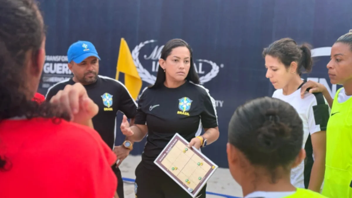 Técnica da Seleção Brasileira de Beach Soccer fala sobre valorizar a base