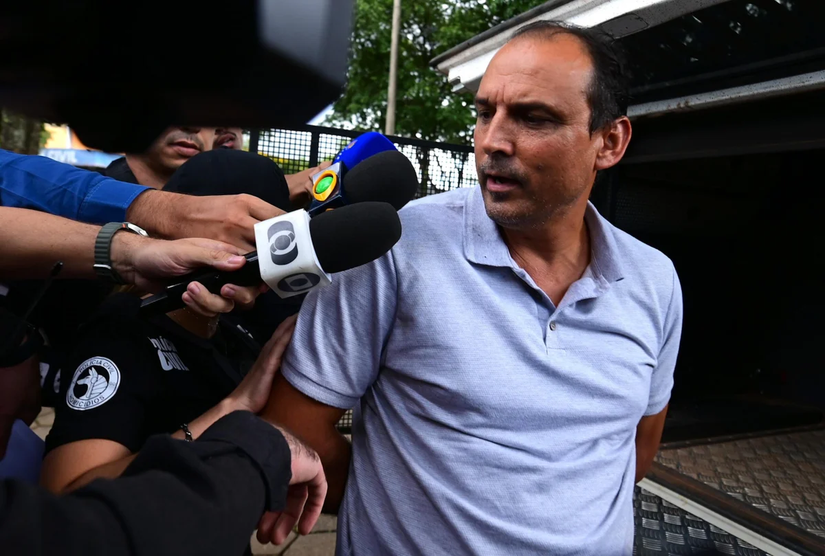 Imagem colorida,síndico Cleber Rosa, apontado como autor do crime- Metrópoles