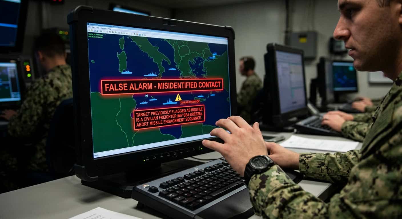 Erro de IA quase colocou EUA e China em confronto após falsa identificação de carga em navio chinês