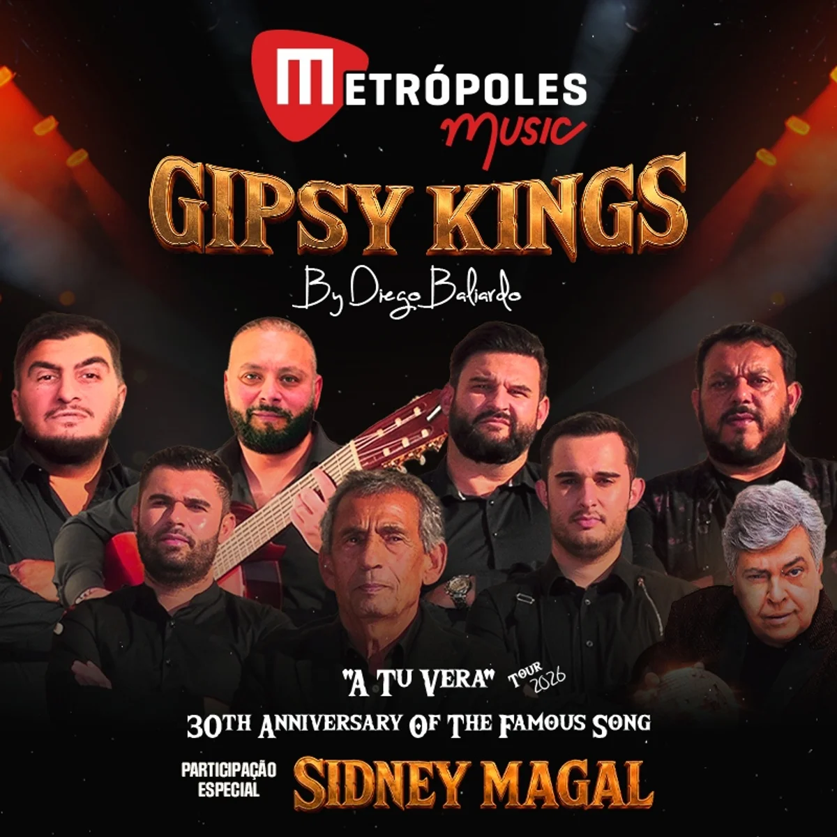 Turnê de Sidney Magal e Gipsy Kings foi pensada para o público brasileiro